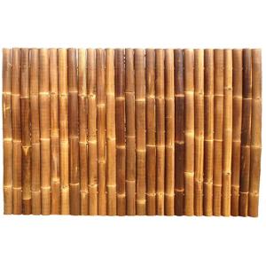 Bamboe schutting zwart 90 x 180 cm x 60-80 mm