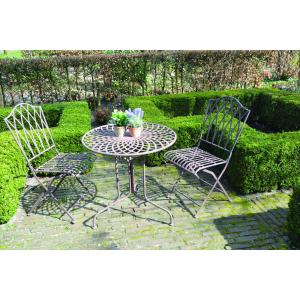 Dek de tafel Zijn bekend Republiek Esschert Design Metalen tuinstoel Old Rectory | Tuinexpress.nl