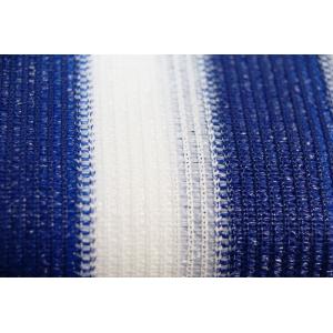 Balkondoek blauw en wit 0.9 x 5 meter