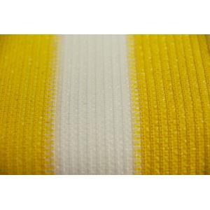 Balkondoek geel en wit 0.9 x 5 meter