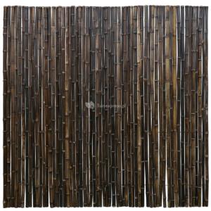 Bamboemat zwart 180 x 180 cm x 25-28 mm