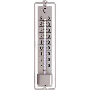 Muurthermometer zilver metaal Muurthermometer zilver metaal