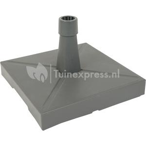 Parasolvoet roller vierkant antraciet 20 kg Parasolvoet roller vierkant antraciet 20 kg