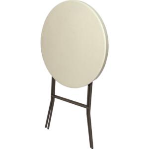 Statafel rond 80 cm met kunststof bovenblad