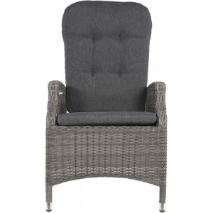 Soho Comfort Coal tuinstoel grijs set van 2