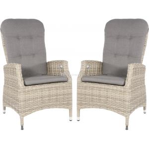 Soho Comfort Mountain tuinstoel taupe set van 2