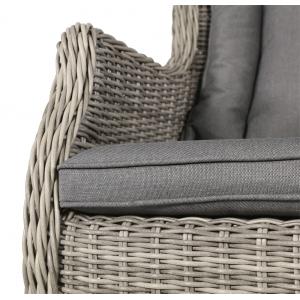 Wine & Dine Smoke tuinstoel set van 2