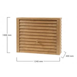 Garantia Woody regenton 350 liter lichtbruin