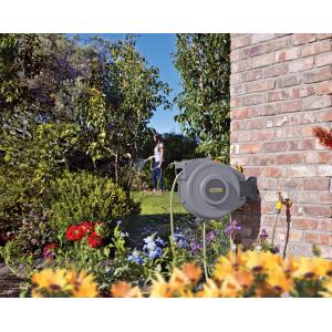 Tuinslanghaspel Auto Reel muurbevestiging 20m slang