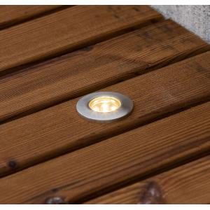 Mini LED grondspot set van 6 RVS