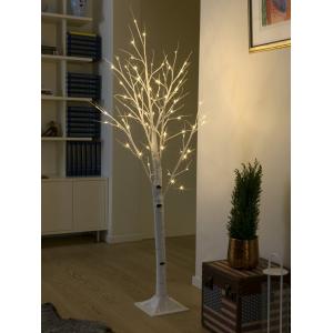LED berk lichtboom wit 150cm