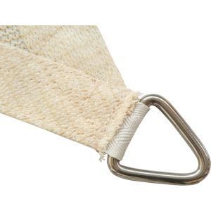 Nesling Coolfit schaduwdoek vierkant zwart 3.6 x 3.6 x 3.6 meter