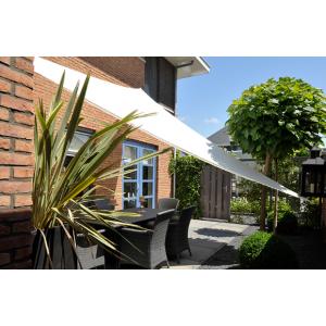 Nesling Dreamsail schaduwdoek driehoek creme 4 x 4 x 4 meter