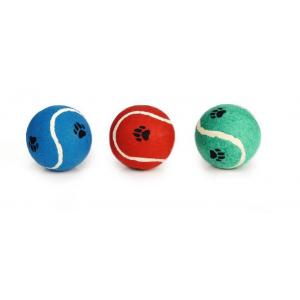Tennisbal met voetopdruk jumbo hondenspeelgoed Tennisbal met voetopdruk jumbo hondenspeelgoed