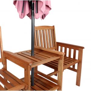 Memphis Loveseater houten tuinbank