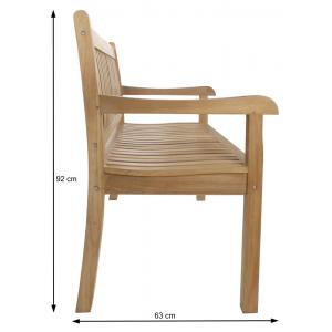 Zaragoza 2-persoons tuinbank teak